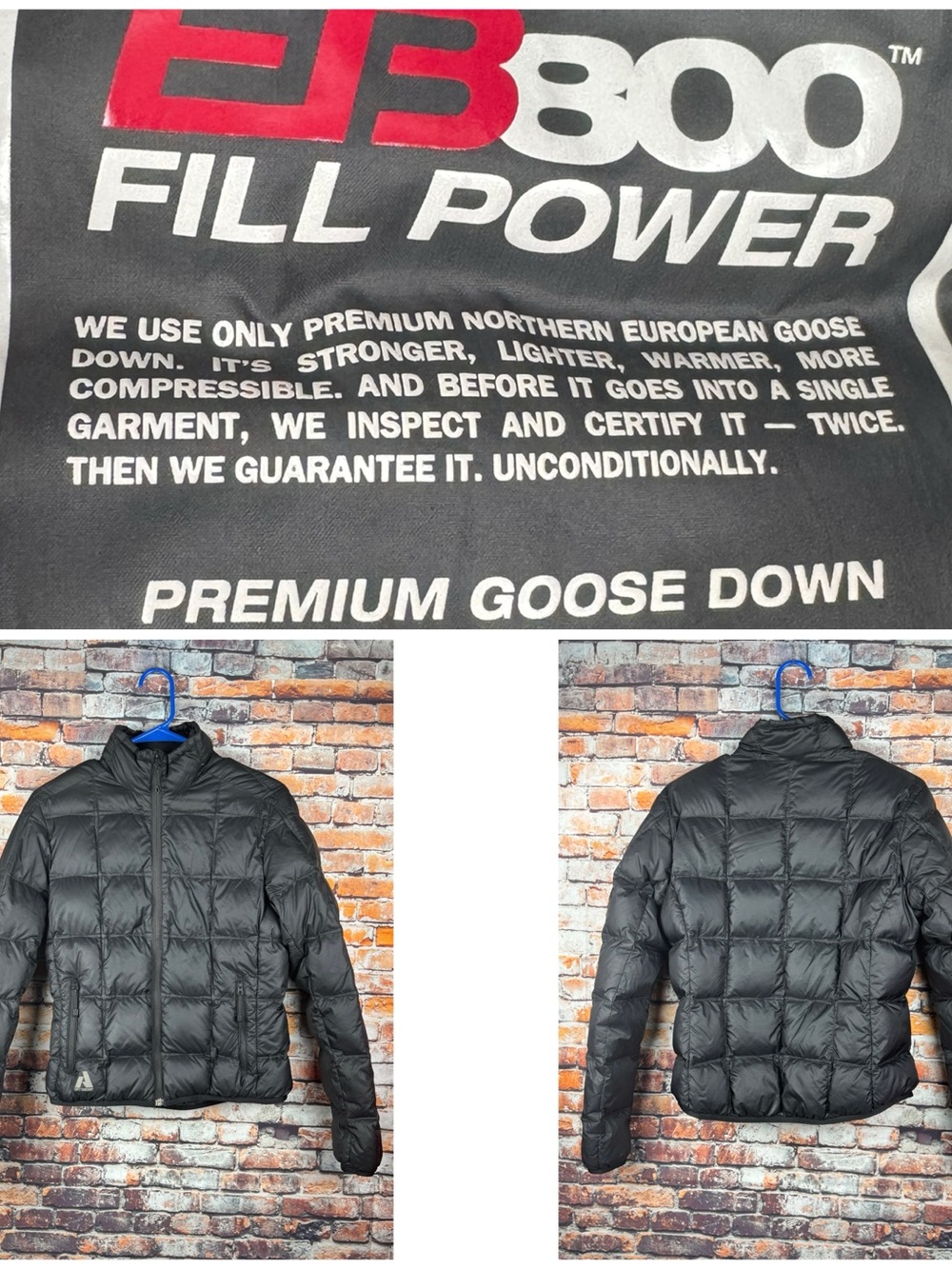 Eddie Bauer Women's Medium First Ascent EB 800 Fill Power Goose Down Jacket